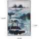 Mist Of The Valley 61.75 X 41.75 inch Hand Painted Canvas
